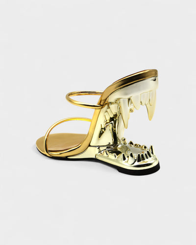 MALAYA Fang Sculpted Heel Sandals