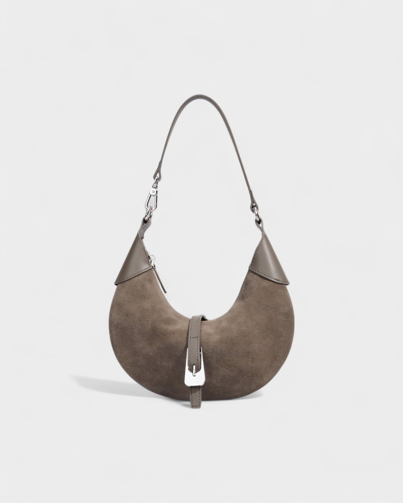 MARLEN Crescent Buckle Shoulder Bag