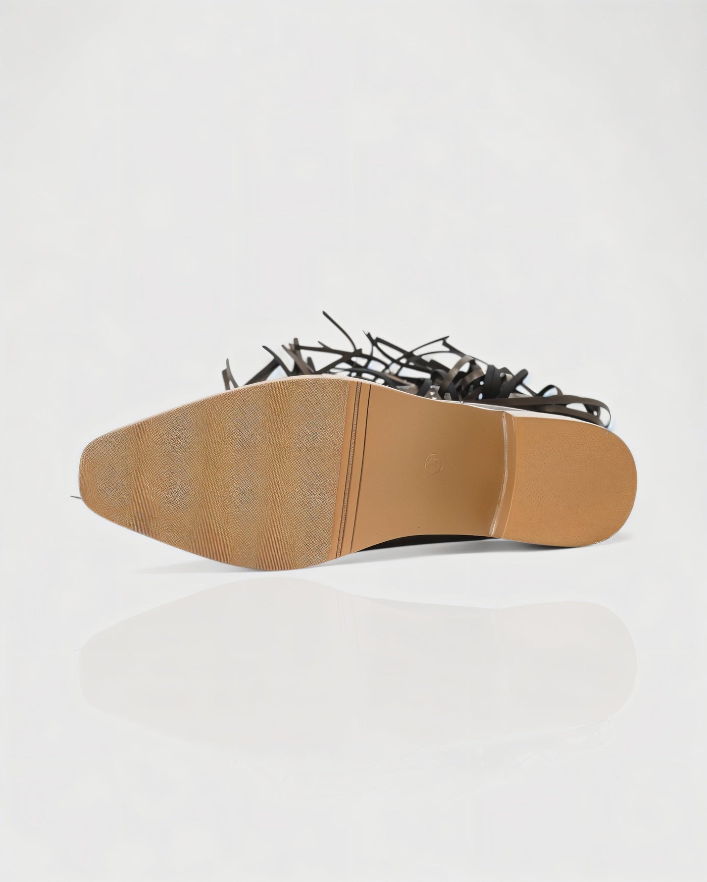 MITHENA Fringe Studded Cowboy Boots