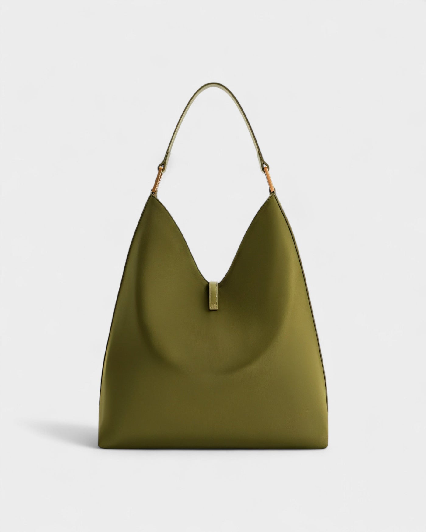 KALIYA Faux Suede Hobo Shoulder Bag