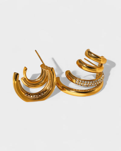 YSERA Stud Hoop Earrings