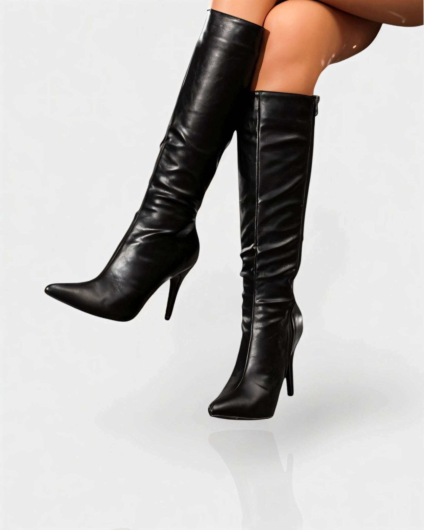 LORENE Pointed Toe Stiletto Heel Boots