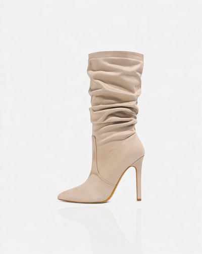 SANYA Slouchy Pointed-Toe Stiletto Boots
