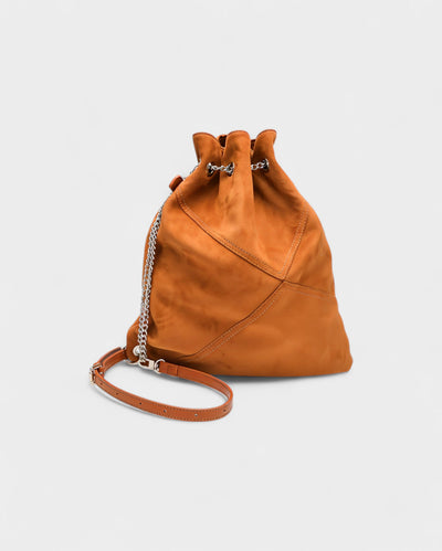 LAYANA Faux Suede Bucket Bag