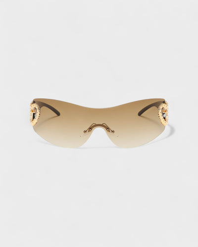 KISHA Heart-Detail Sunglasses
