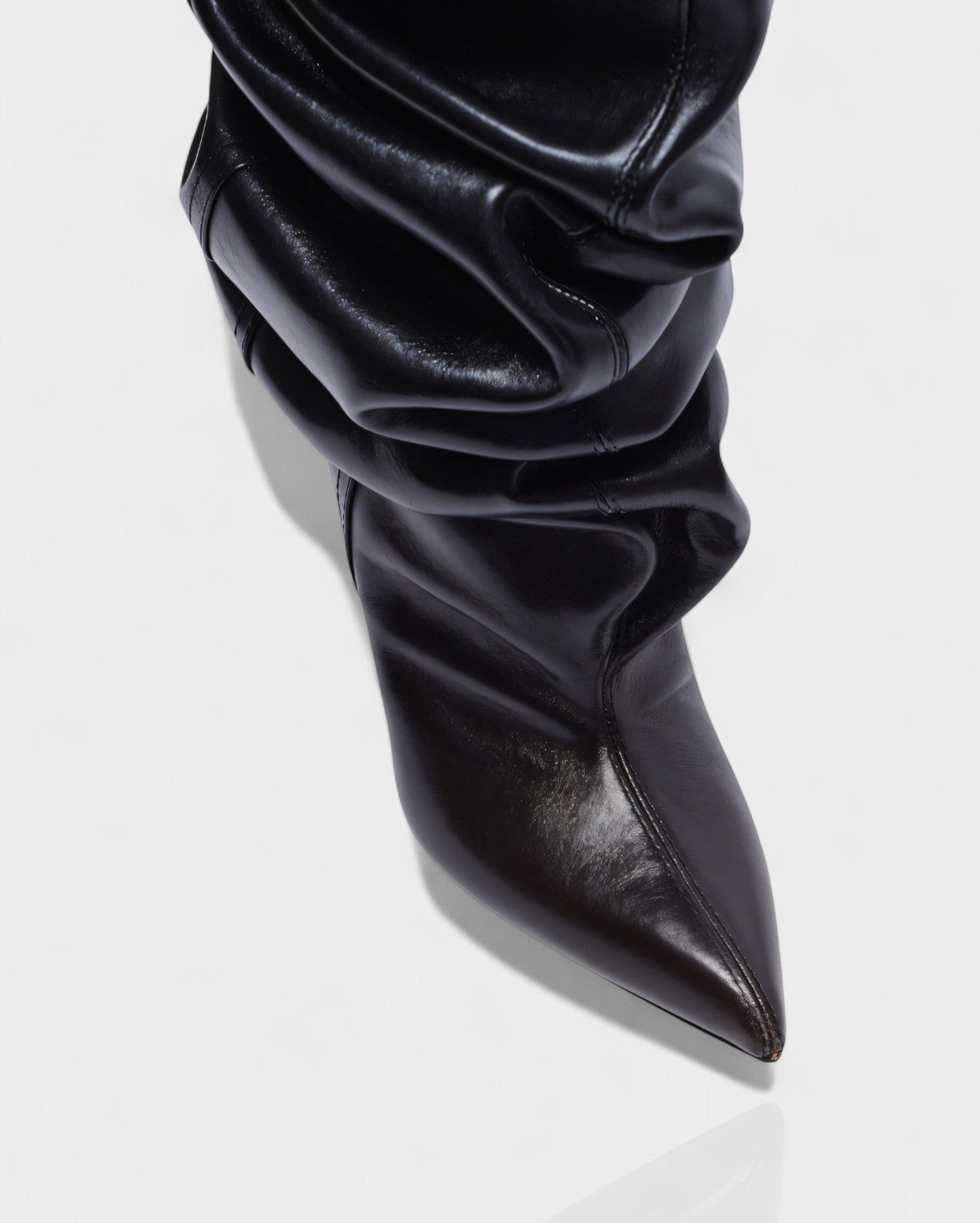 ELOURA Slouch Knee-High Wedge Heel Boots