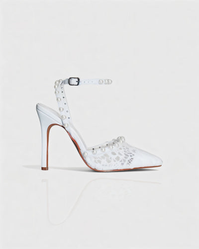 LOUISA Stiletto Pearl Heels