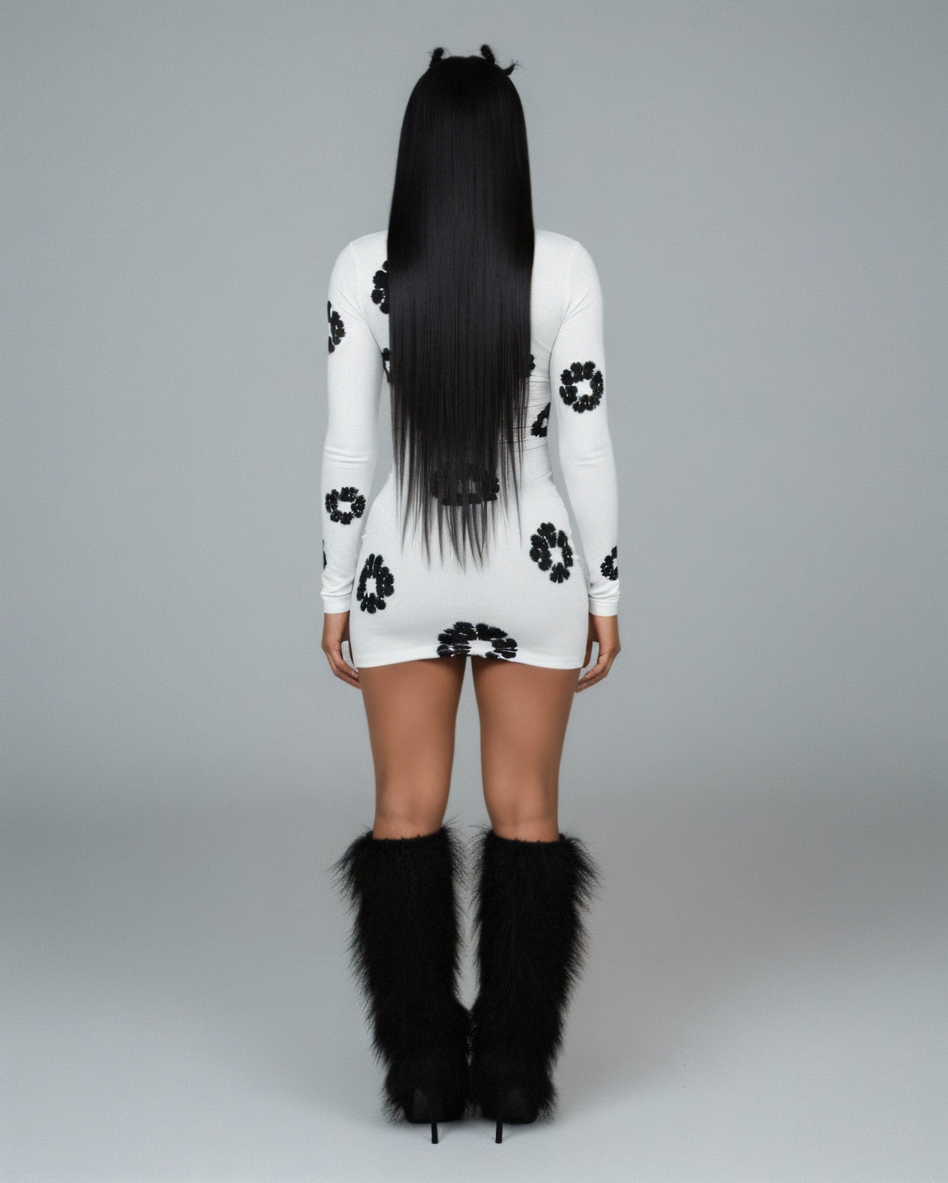 SORELL Flower Print Mini Dress