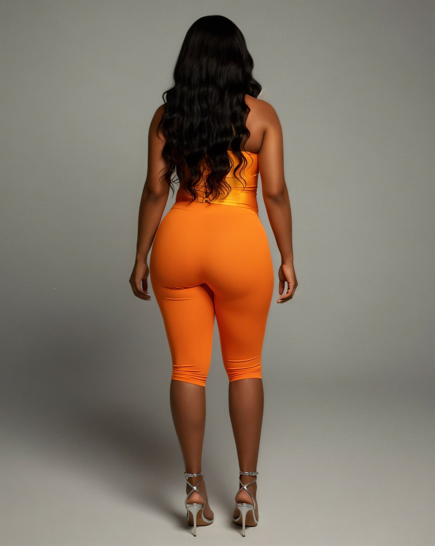 ELLIE Strapless Ring Detail Top & Capri Pants