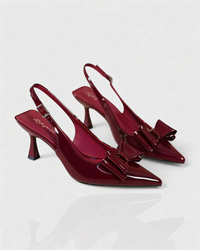 THERESA Bow Strap Pointed Heels