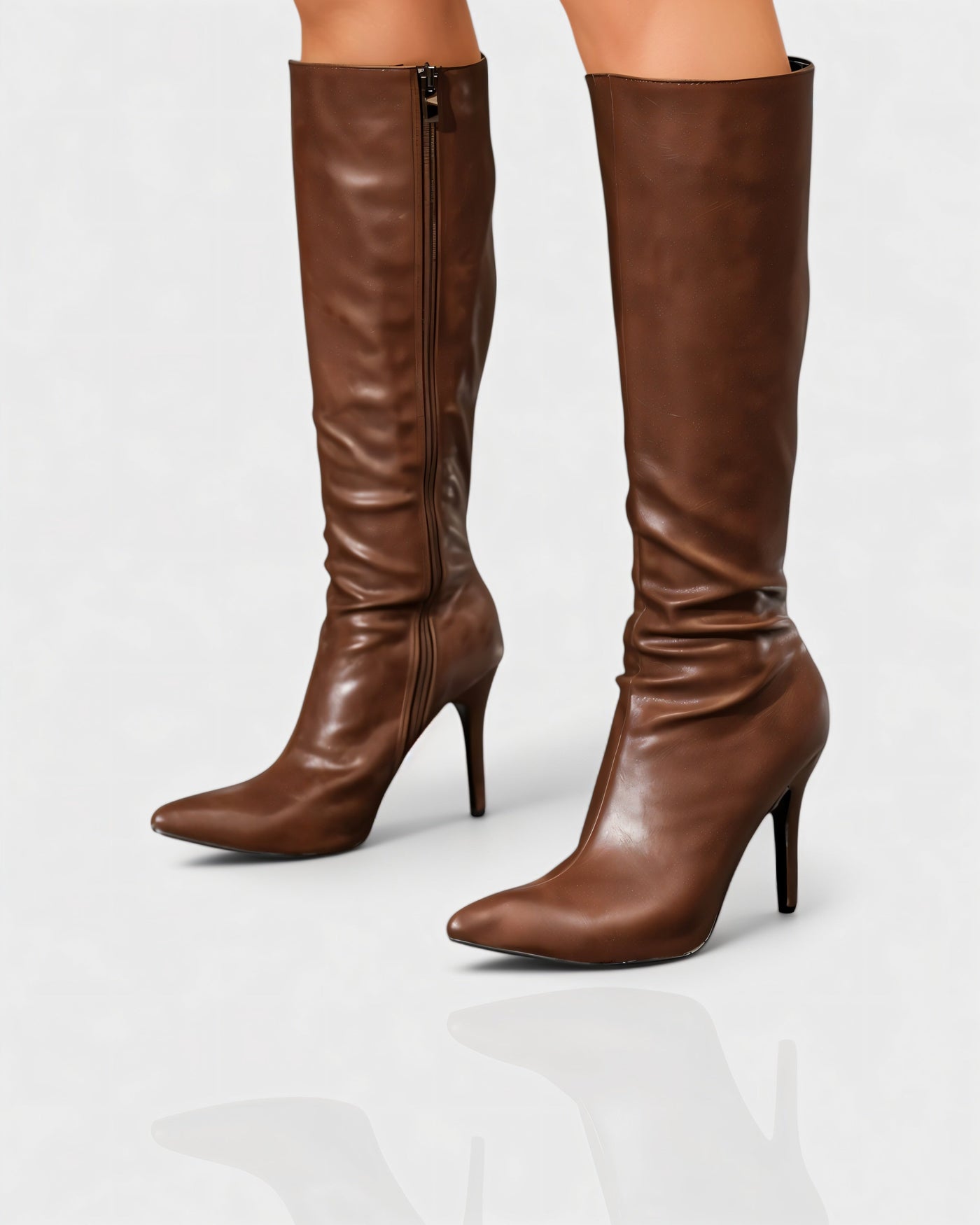 LORENE Pointed Toe Stiletto Heel Boots