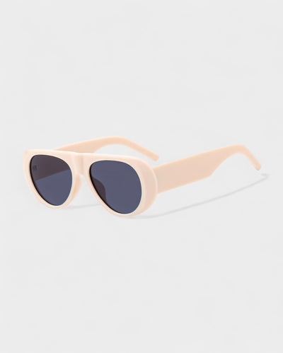 JONNA Oversized Oval Frame Sunglasses