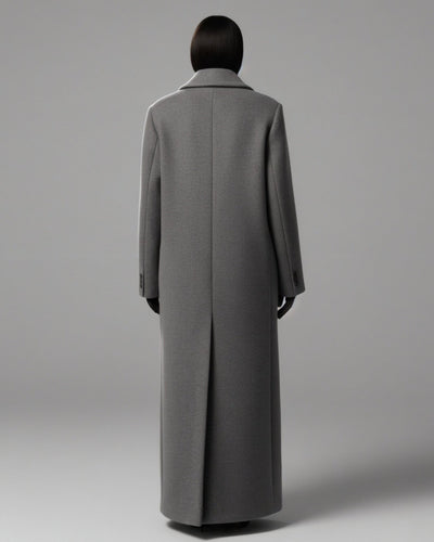 AMARY Oversized Longline Wool Coat