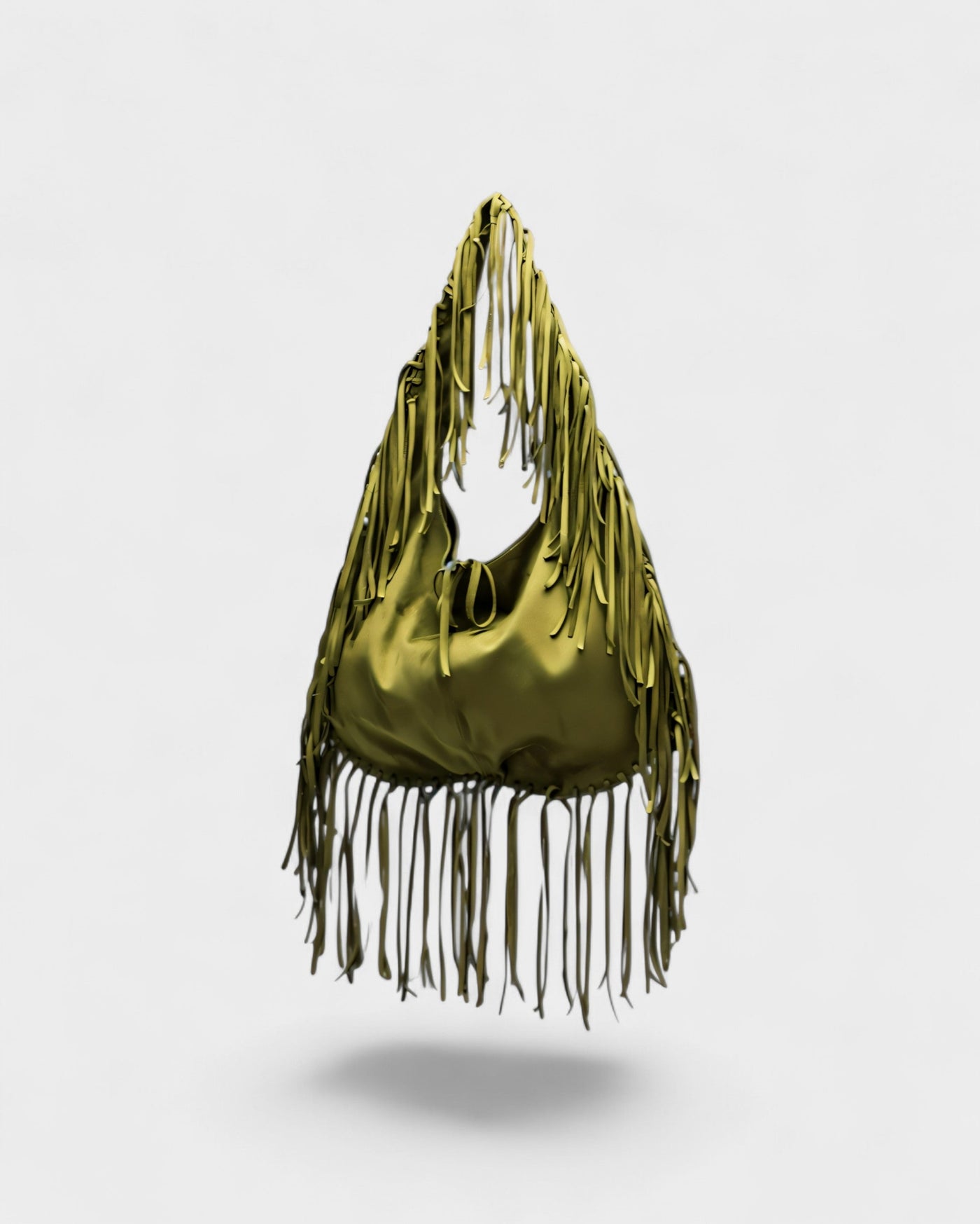 SAMMY Faux Suede Fringe Bag
