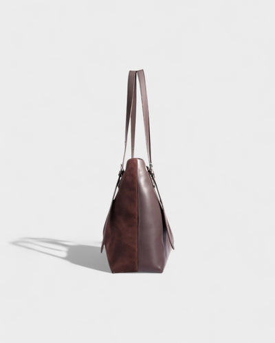 ANIVA Slouch Suede Tote Bag