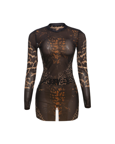 PANTHA Leopard Print Short Co-ord
