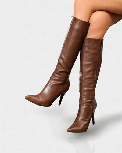 LORENE Pointed Toe Stiletto Heel Boots