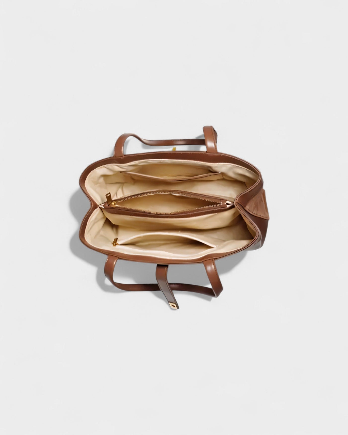 AMBRIA Suede Dual Handle Tote Bag