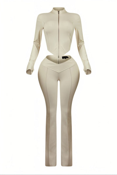 JAMIE Zip-pp Top & Pants Set