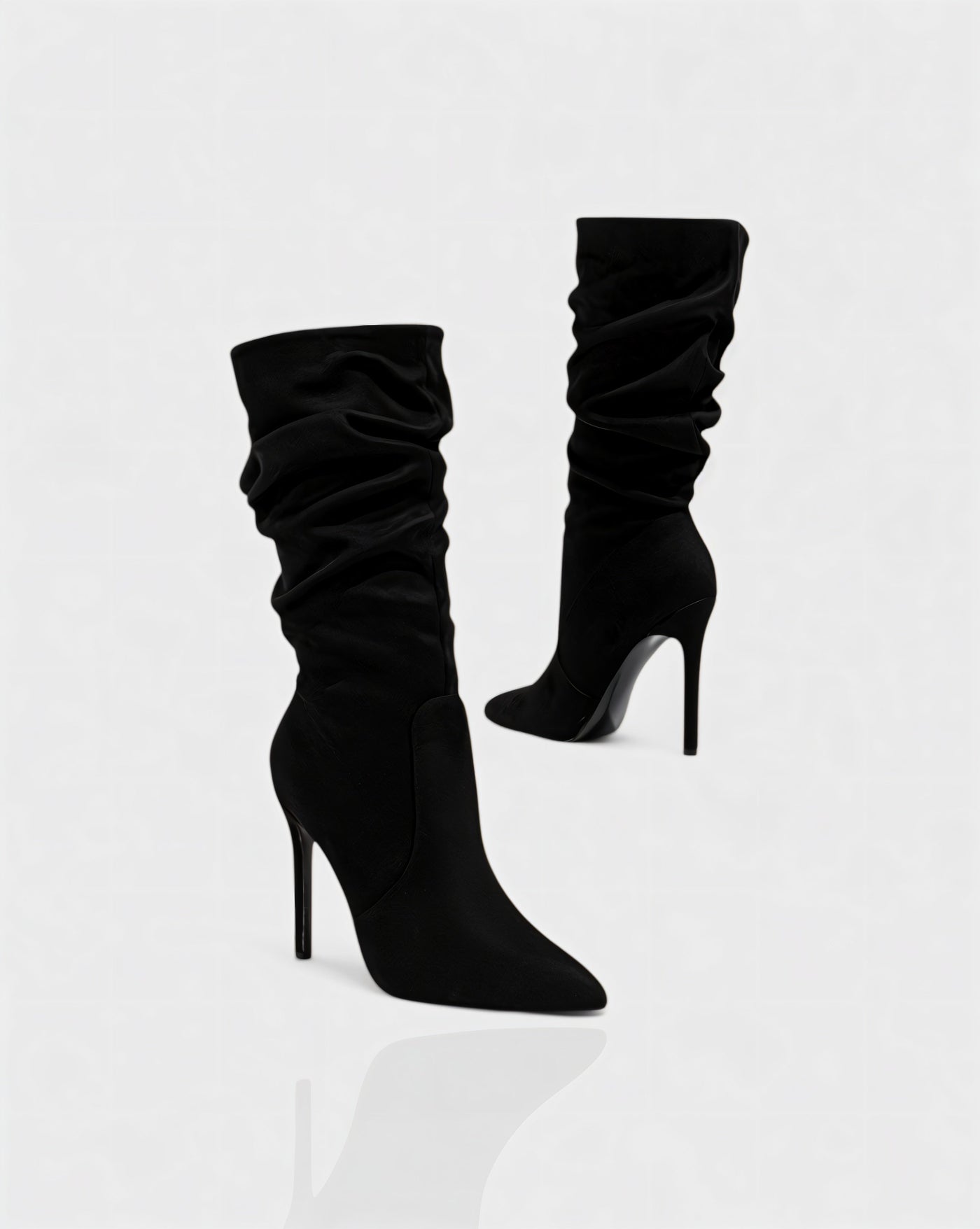 SANYA Slouchy Pointed-Toe Stiletto Boots