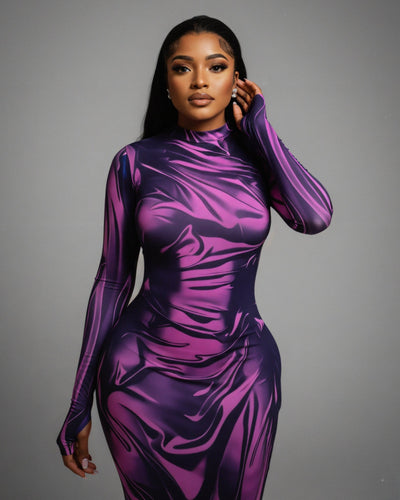 KASSIDY Illusion Maxi Dress