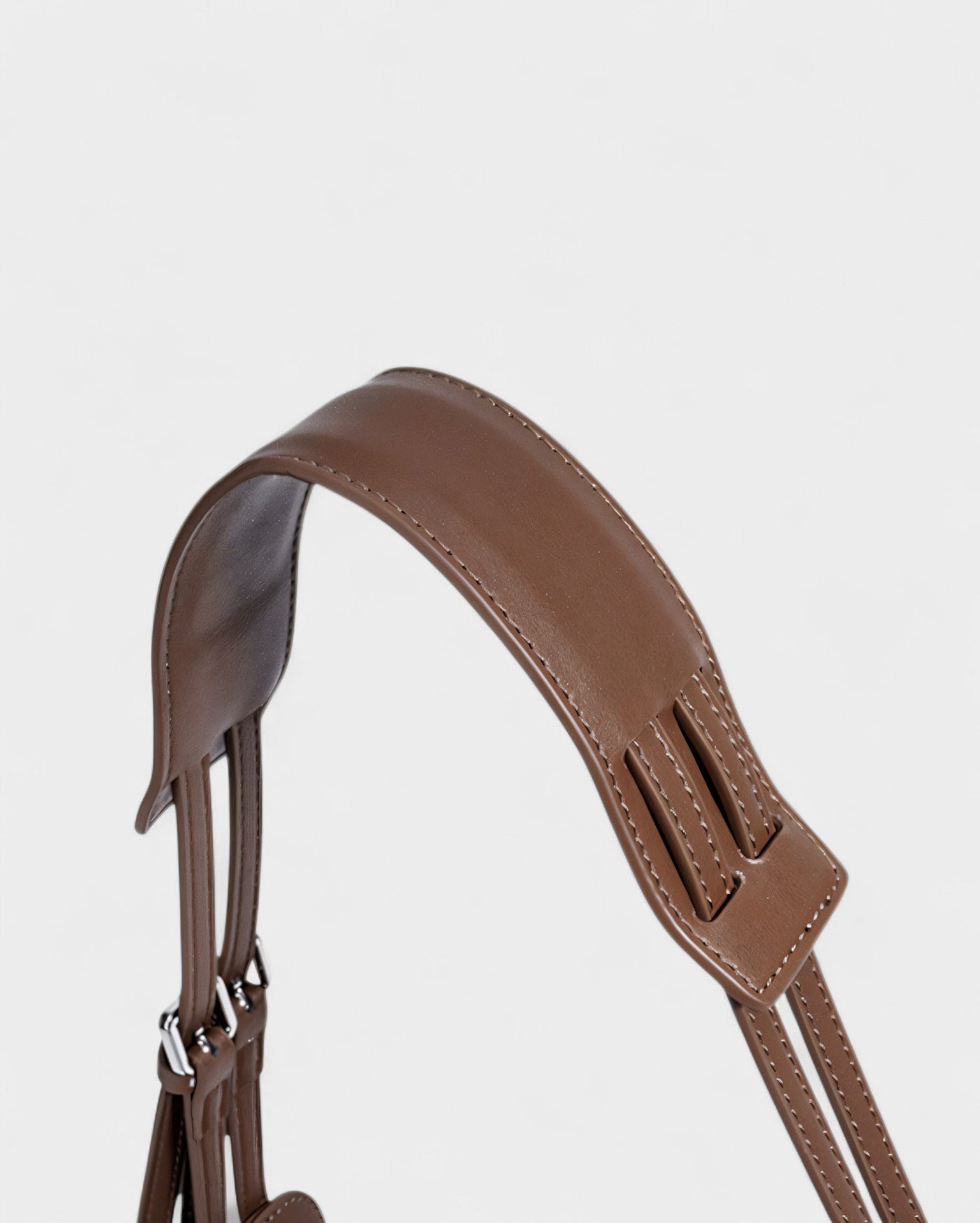 YENNA Faux Suede Dumpling Shoulder Bag