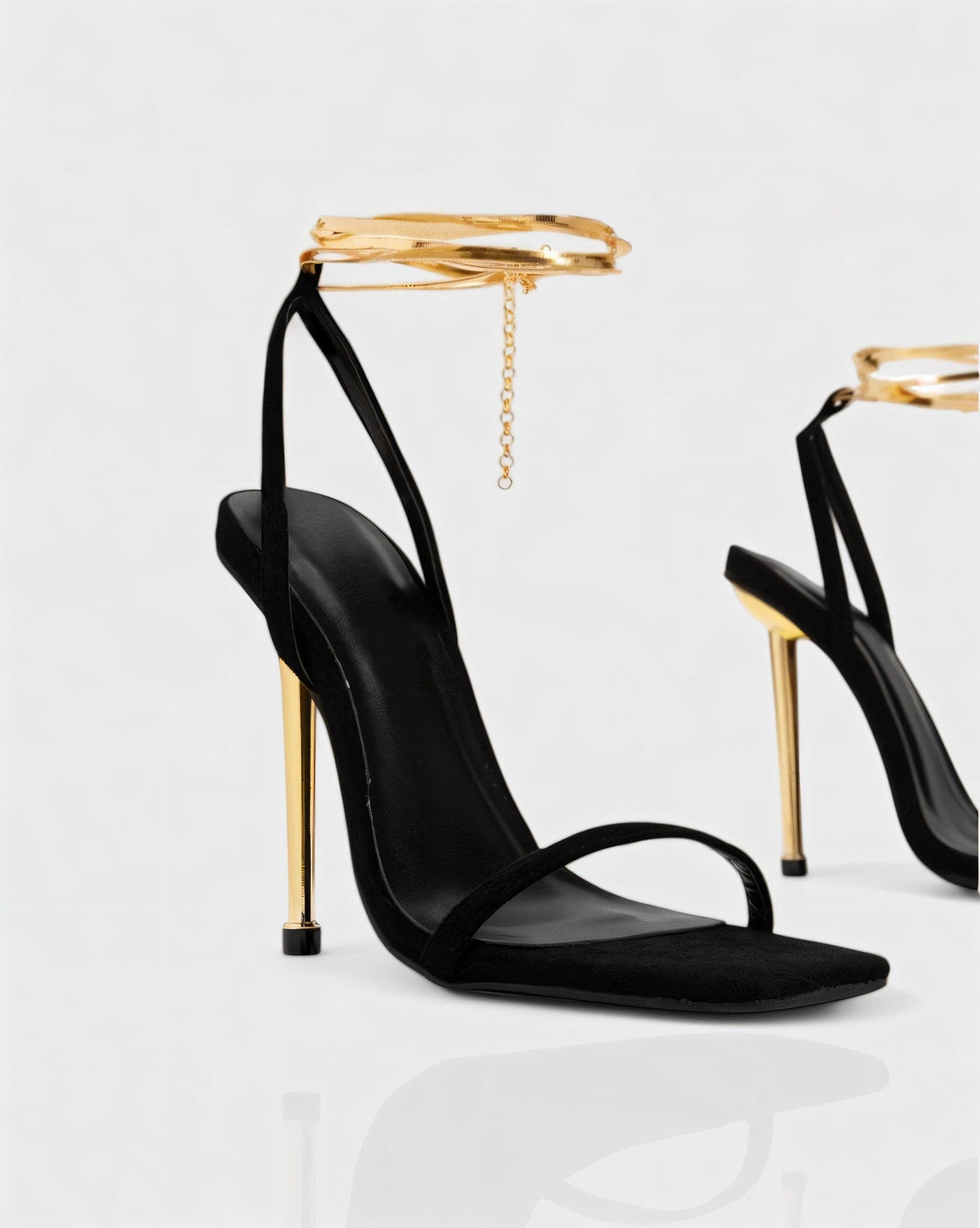 SELENE Square Toe High-Heels