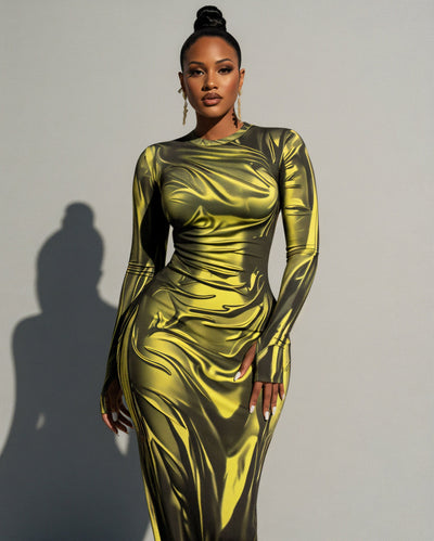 KASSIDY Illusion Maxi Dress