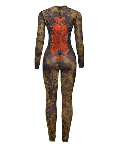 KALEYA Abstract Print Jumpsuit