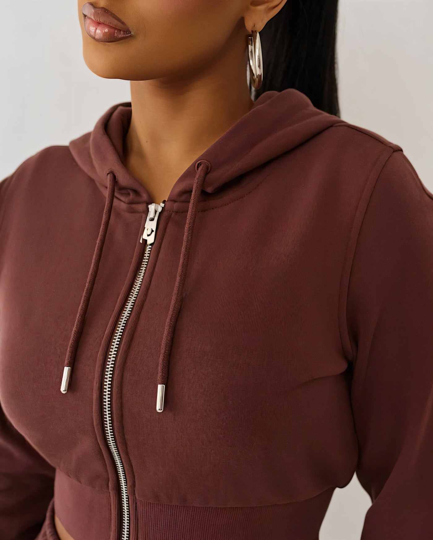 NARYA Cropped Hoodie & Mini Short Set