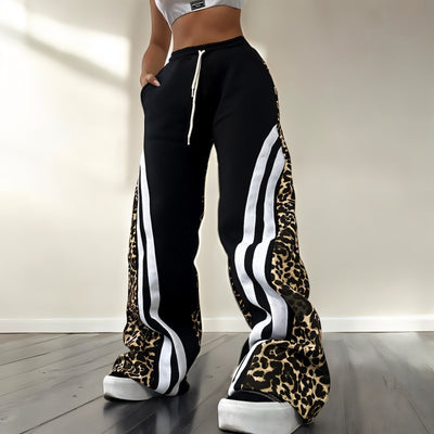 KIRA Leopard Track Pants