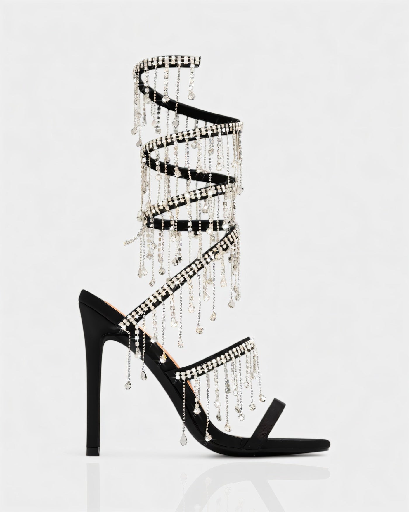 MANDY Tassel Wrap Around Heels