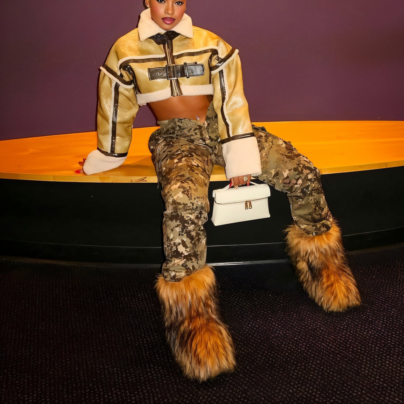 PLUSH Faux Fur Boots