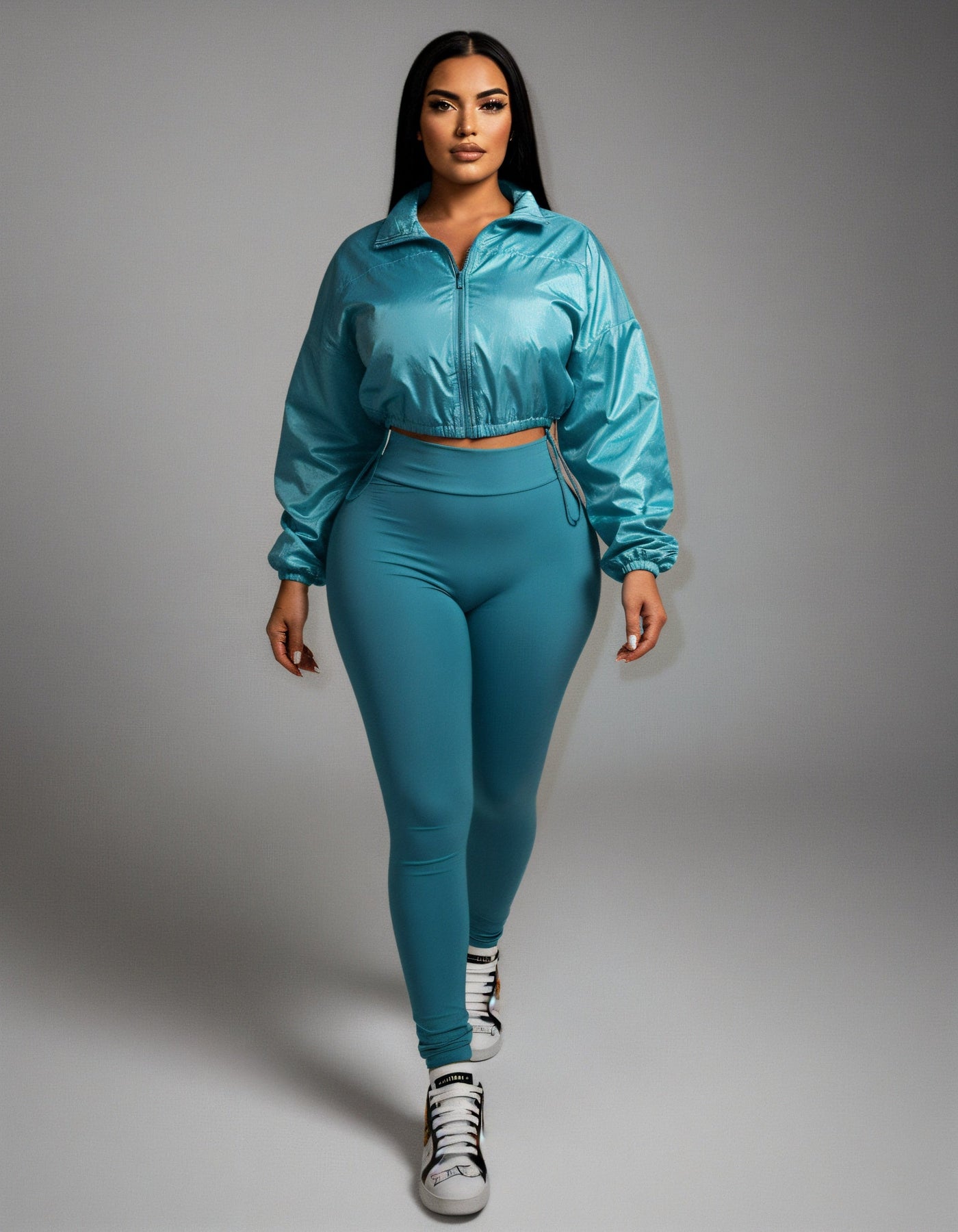 TATUM Cropped Zip Up Jacket & Leggings Set