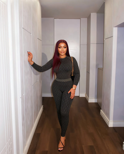 GISELLE Pattern Jumpsuit