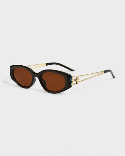 AKARI Modern Cateye Sunglasses with Geometric Arms