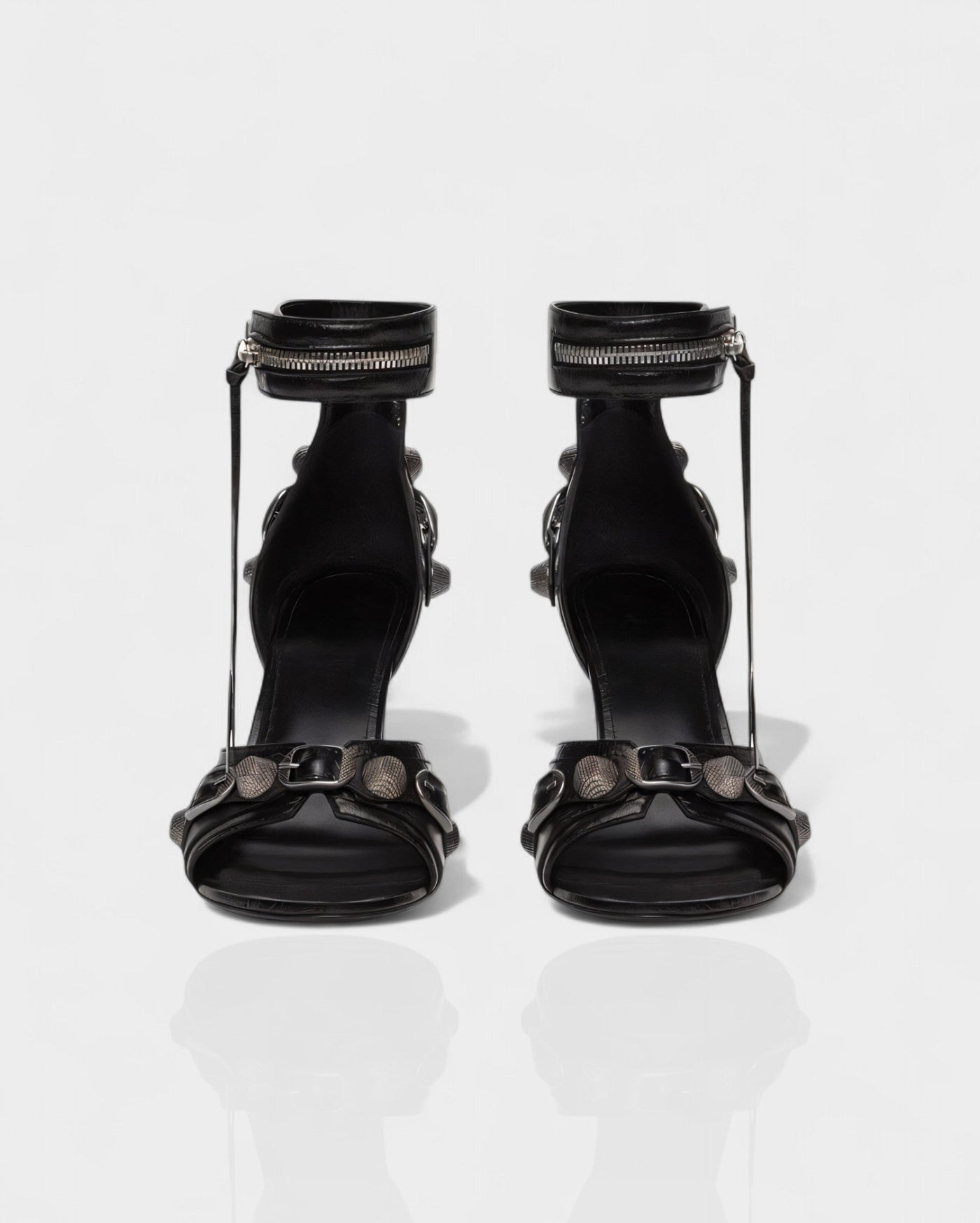 PALISSE Buckle Detail Stiletto Heels