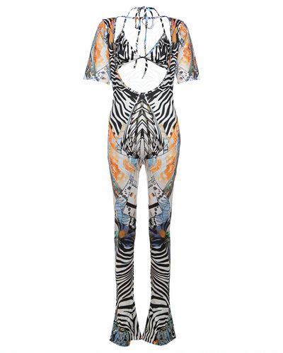 TAYA Two-piece Flared Jumpsuit