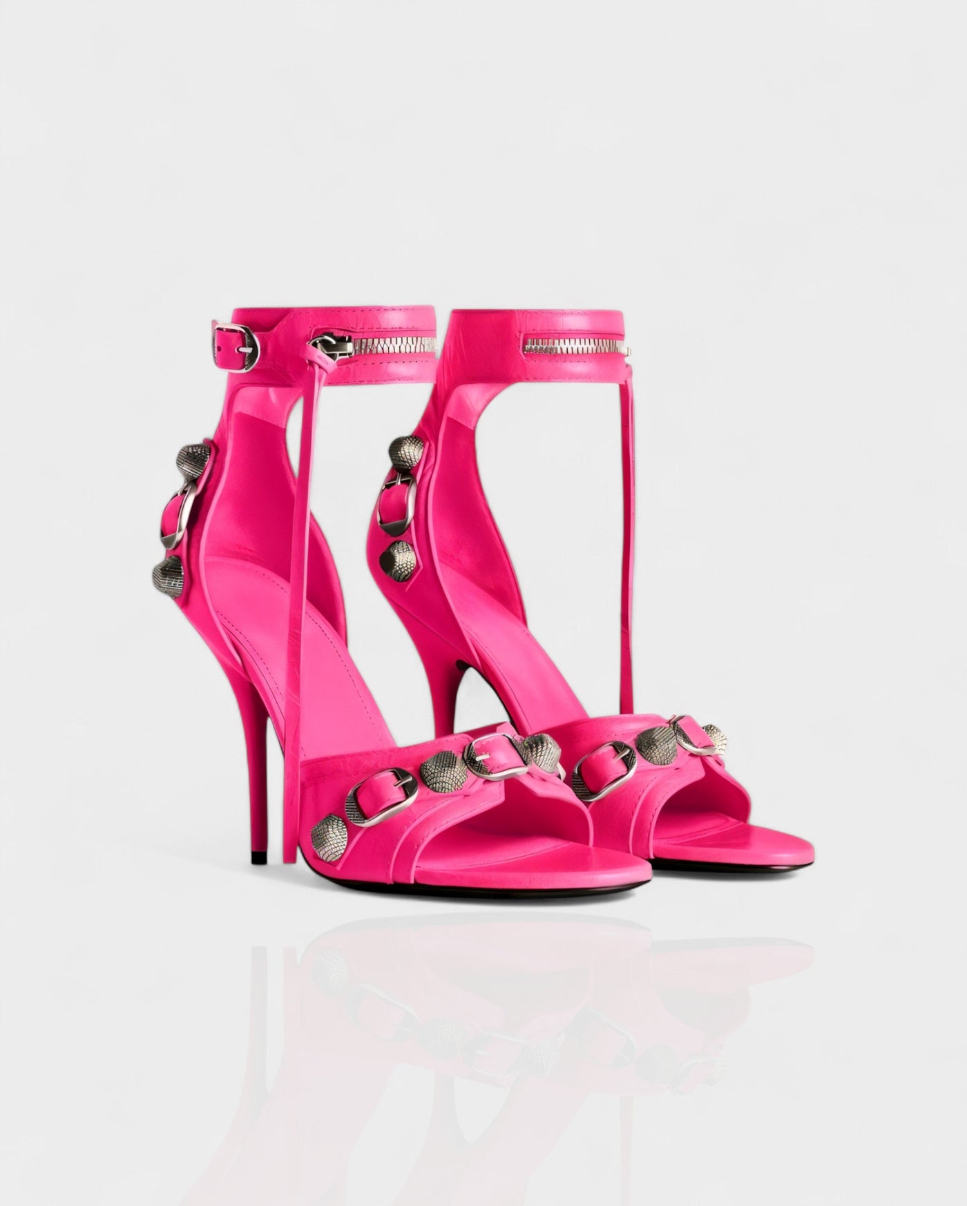 PALISSE Buckle Detail Stiletto Heels