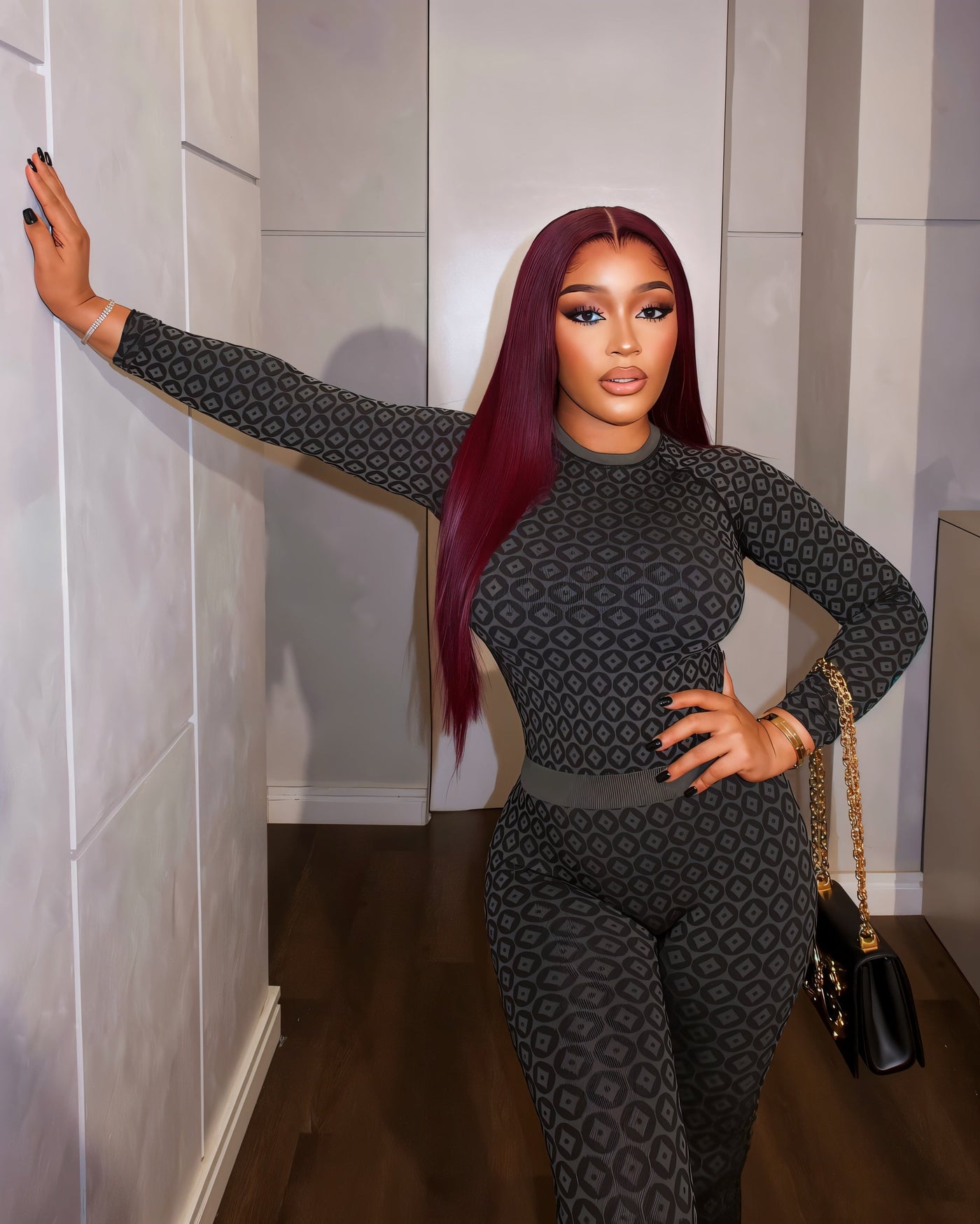 GISELLE Pattern Jumpsuit