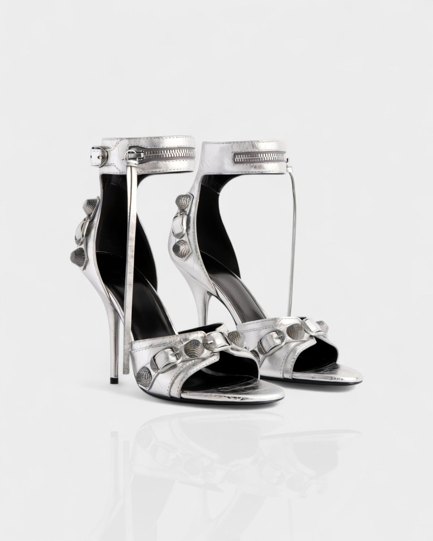 PALISSE Buckle Detail Stiletto Heels